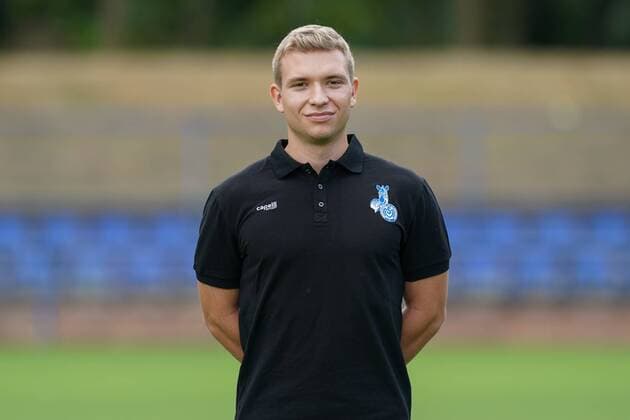 Athletik-Trainer Christopher Nöcker ( MSV Duisburg ), Fussball - A-Junioren - Saison 2019 2020 - MSV Duisburg U19 Fototermin, Duisburg, BSA Westender Strasse, 31.07.2019, DFB regulations prohibit any use of photographs as image sequences and or quasi-video Duisburg BSA Westender Strasse Nordrhein-Westfalen Deutschland