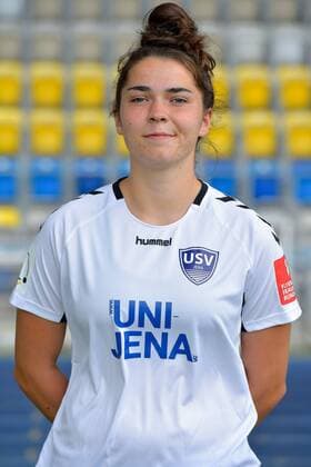 26 Tina Kremlitschka, FF USV Jena, Saison 2019 2020 im Ernst-Abbe-Sportfeld. Jena Thueringen Deutschland