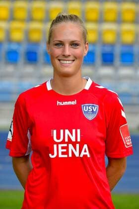 31 Inga Schuldt, FF USV Jena, Saison 2019 2020 im Ernst-Abbe-Sportfeld. Jena Thueringen Deutschland