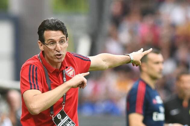 Unai Emery - entraineur Arsenal FOOTBALL : Angers SCO vs Arsenal - Amical- 31 07 2019 RonanHoussin Panoramic 