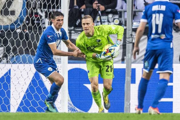 Kalle Johnsson (21), FC Koebenhavn under kampen i Champions League Kvalen mellem FC Koebenhavn og The New Saints FC i Parken onsdag den 31. juli 2019.. , Copenhagen Denmark Copyright: AndersxKjaerbyex-xRitzauxScanpix AndersxKjaerbyex cop101 spdk20190731-204624-L