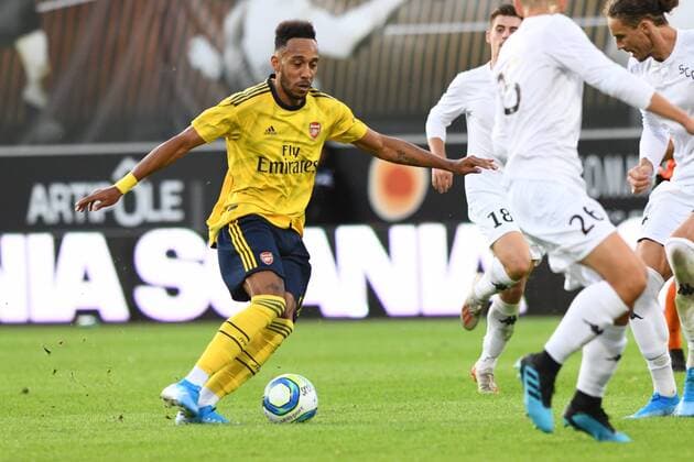 Pierre-Emerick Aubameyang (Arsenal) FOOTBALL : Angers SCO vs Arsenal - Amical- 31 07 2019 RonanHoussin Panoramic 