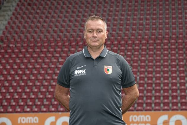 Markus Zeyer (Physiotherapeut); FC Augsburg 1907; 1.BL, Porträttermin 2019 2020,