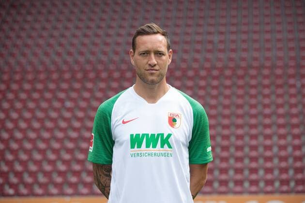 Julian Schieber; FC Augsburg 1907; 1.BL, Porträttermin 2019 2020,