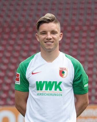 Mads Pedersen; FC Augsburg 1907; 1.BL, Porträttermin 2019 2020,