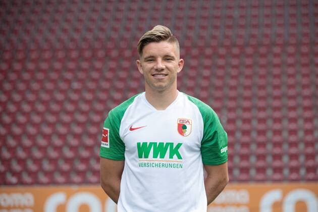 Mads Pedersen; FC Augsburg 1907; 1.BL, Porträttermin 2019 2020,