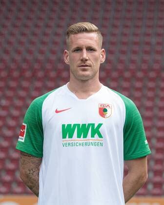 Andre Hahn; FC Augsburg 1907; 1.BL, Porträttermin 2019 2020,