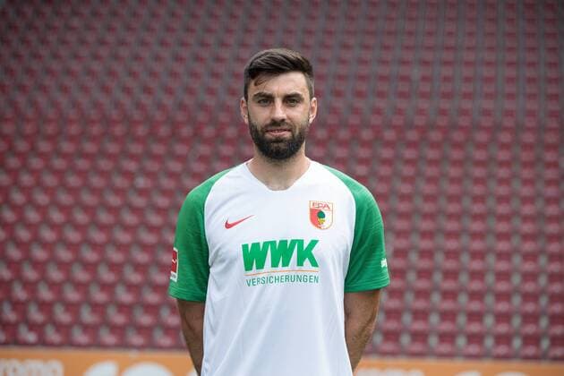 Jan Moravek; FC Augsburg 1907; 1.BL, Porträttermin 2019 2020,