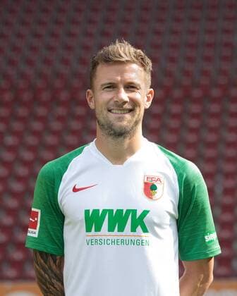 Daniel Baier; FC Augsburg 1907; 1.BL, Porträttermin 2019 2020,