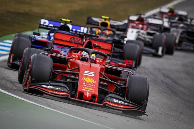 Motorsports: FIA Formula One World Championship, WM, Weltmeisterschaft 2019, Grand Prix of Germany, 5 Sebastian Vettel (GER, Scuderia Ferrari Mission Winnow), Hockenheim Germany