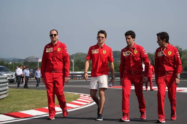 Motorsports: FIA Formula One World Championship, WM, Weltmeisterschaft 2019, Grand Prix of Hungary, 16 Charles Leclerc (MCO, Scuderia Ferrari Mission Winnow), (Verwendung nur in Deutschland - GERMANY ONLY) *** Motorsports FIA Formula One World Championship 2019, Grand Prix of Hungary, 16 Charles Leclerc MCO, Scuderia Ferrari Mission Winnow , Use only in Germany GERMANY ONLY 