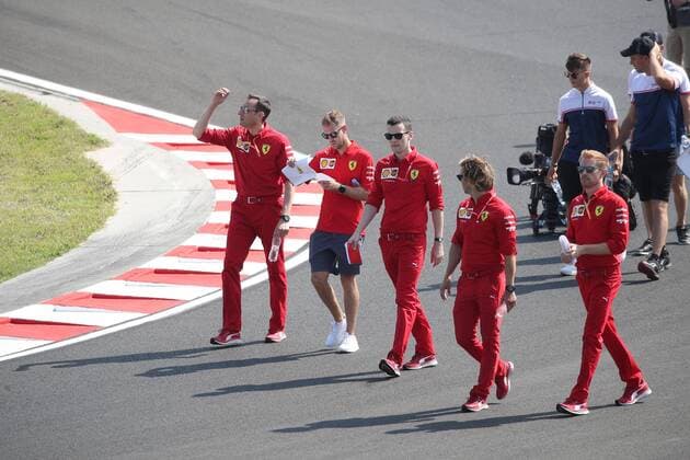 Motorsports: FIA Formula One World Championship, WM, Weltmeisterschaft 2019, Grand Prix of Hungary, 5 Sebastian Vettel (GER, Scuderia Ferrari Mission Winnow), (Verwendung nur in Deutschland - GERMANY ONLY) *** Motorsports FIA Formula One World Championship 2019, Grand Prix of Hungary, 5 Sebastian Vettel GER, Scuderia Ferrari Mission Winnow , Use only in Germany GERMANY ONLY 