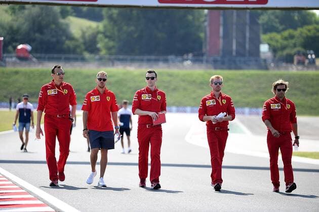 Sport Bilder des Tages Budapest, Hungary, 01.08.2019, Formel 1, Formula 1, Hungarian Grand Prix, Sebastian Vettel (GER 5), Scuderia Ferrari Mission Winnow ( Budapest Hungaroring Hungary eu-images-09-506-037216