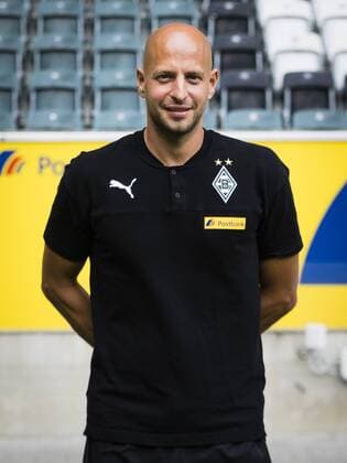 Mönchengladbach, 01.08.2019 Torwarttrainer Steffen Krebs Porträttermin 2019 2020 Borussia Mönchengladbach