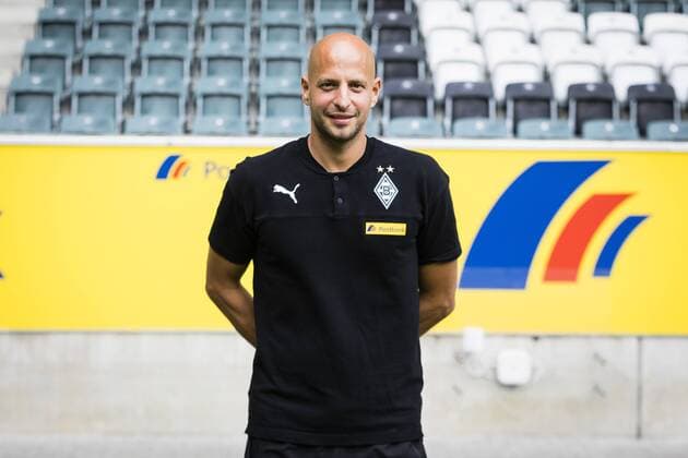 Mönchengladbach, 01.08.2019 Torwarttrainer Steffen Krebs Porträttermin 2019 2020 Borussia Mönchengladbach