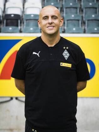 Mönchengladbach, 01.08.2019 Betreuer Christian Rieger Porträttermin 2019 2020 Borussia Mönchengladbach