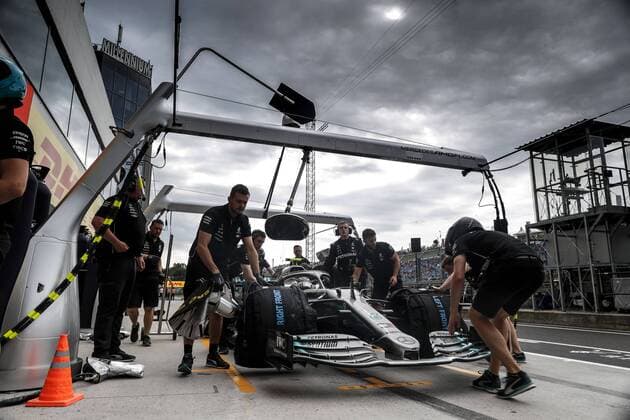Motorsports: FIA Formula One World Championship, WM, Weltmeisterschaft 2019, Grand Prix of Hungary, 77 Valtteri Bottas (FIN, Mercedes AMG Petronas Motorsport), Budapest Hungary