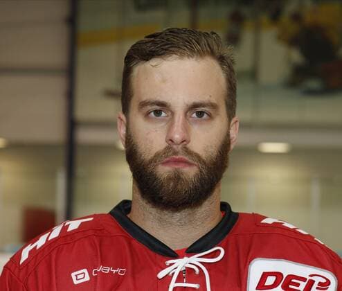 Mannschaftsfoto - Spielerportrait, 02.08.2019 Ben Hanowski (Koelner Haie, 86); Mannschaftsfoto - Spielerportrait am 02.08.2019 in der KA2 in Koeln (Deutschland). Copyright: xBEAUTIFULxSPORTS AndreasxDickx