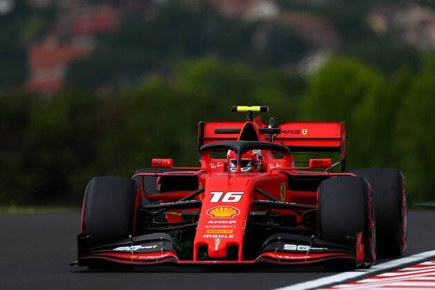 16 Charles Leclerc, Scuderia Ferrari. Hungarian GP, Budapest 2-4 August 2019. Budapest 02 08 2019 GP Hungary Formula 1 Championship 2019 Race Photo Federico Basile Insidefoto federicoxbasile