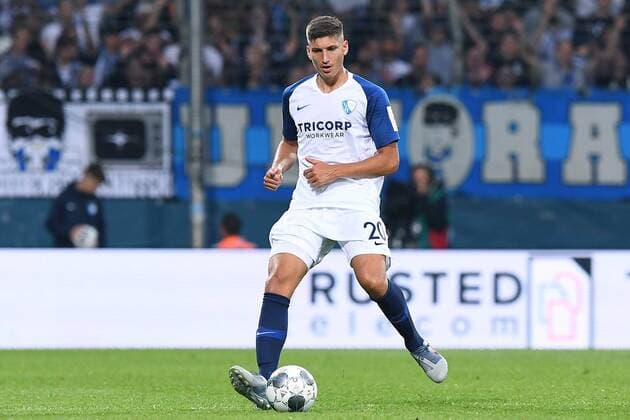 Fußball 2. Bundesliga 2. Spieltag VfL Bochum - Arminia Bielefeld am 02.08.2019 im Vonovia Ruhrstadion in Bochum Vitaly Janelt ( Bochum ) DFL regulations prohibit any use of photographs as image sequences and or quasi-video.