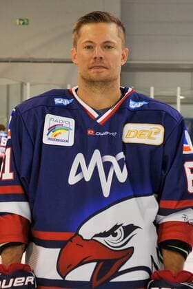 Adler Mannheim Mannheims Tommi Huhtala (Nr.61) im Portrait der Adler Mannheim in der Saison 2019 2020. Mannheim. 30.07.19 Eishockey SAP Arena , Mannheim Baden Wuerttemberg Deutschland SAP Arena