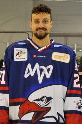 Adler Mannheim Mannheims Nicolas Kraemmer Krämmer (Nr.21) im Portrait der Adler Mannheim in der Saison 2019 2020. Mannheim. 30.07.19 Eishockey SAP Arena , Mannheim Baden Wuerttemberg Deutschland SAP Arena