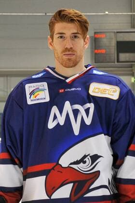 Adler Mannheim Mannheims Björn Bjoern Krupp im Portrait der Adler Mannheim in der Saison 2019 2020. Mannheim. 30.07.19 Eishockey SAP Arena , Mannheim Baden Wuerttemberg Deutschland SAP Arena