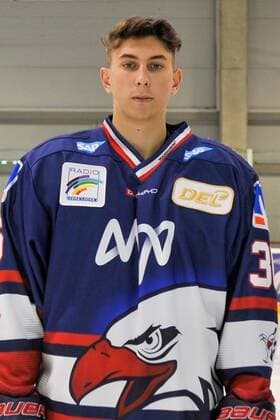 Adler Mannheim Mannheims Pierre Rosa Preto (Nr.36) im Portrait der Adler Mannheim in der Saison 2019 2020. Mannheim. 30.07.19 Eishockey SAP Arena , Mannheim Baden Wuerttemberg Deutschland SAP Arena