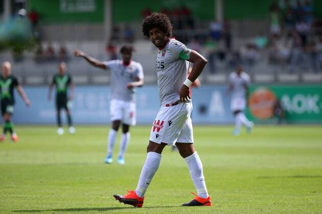 VfL vs Nizza, Testspiel Wolfsburg, 03.08.2019, FUßBALL - VfL Wolfsburg vs OGC Nizza, Testspiel, Saison 2019 20. Dante (OGC Nizza) Wolfsburg