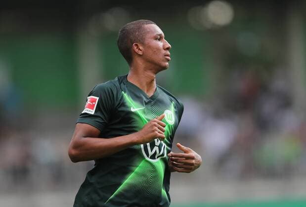 Felix Ohis Uduokhai (VfL Wolfsburg) DFL REGULATIONS PROHIBIT ANY USE OF PHOTOGRAPHS AS IMAGE SEQUENCES AND OR QUASI-VIDEO.