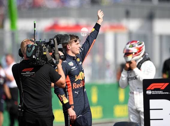 Budapest, Hungary, 03.08.2019, Formel 1, Formula 1, Hungarian Grand Prix, Erste Poleposition fuer Max Verstappen (NEL 33), Aston Martin Red Bull Racing ( Budapest Hungaroring Hungary eu-images-09-506-037495