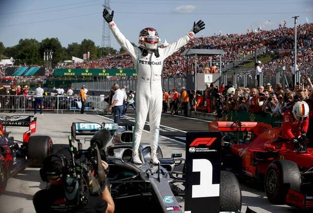Motorsports: FIA Formula One World Championship, WM, Weltmeisterschaft 2019, Grand Prix of Hungary, 44 Lewis Hamilton (GBR, Mercedes AMG Petronas Motorsport), Budapest Hungary