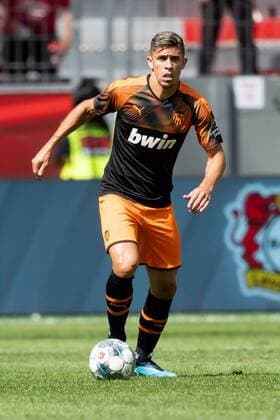 Leverkusen, Germany 04.08.2019, Freundschaftsspiel, Testspiel, Bayer 04 Leverkusen - FC Valencia, Ferran Torres (Valencia) in aktion ( Leverkusen BayArena North Rhine-Westphalia Germany eu-images-01061006065