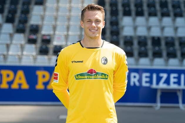 Alexander Schwolow; SC Freiburg, 1. Bundesliga, Portraittermin 2019 2020 SC Freiburg; 1. Bundesliga, Portraittermin 2019 2020 Freiburg Copyright: xEIBNER AchimxKellerx EP_eer