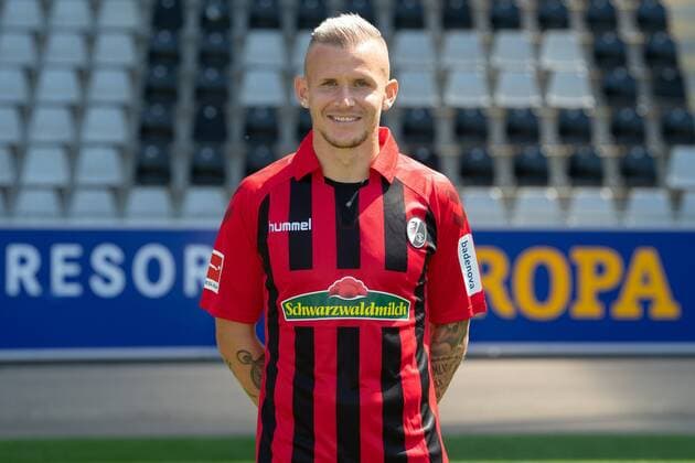 Jonathan Schmid; SC Freiburg, 1. Bundesliga, Portraittermin 2019 2020 SC Freiburg; 1. Bundesliga, Portraittermin 2019 2020 Freiburg Copyright: xEIBNER AchimxKellerx EP_eer