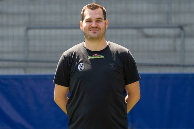 Max Beckmann; SC Freiburg, 1. Bundesliga, Portraittermin 2019 2020 SC Freiburg; 1. Bundesliga, Portraittermin 2019 2020 Freiburg Copyright: xEIBNER AchimxKellerx EP_eer