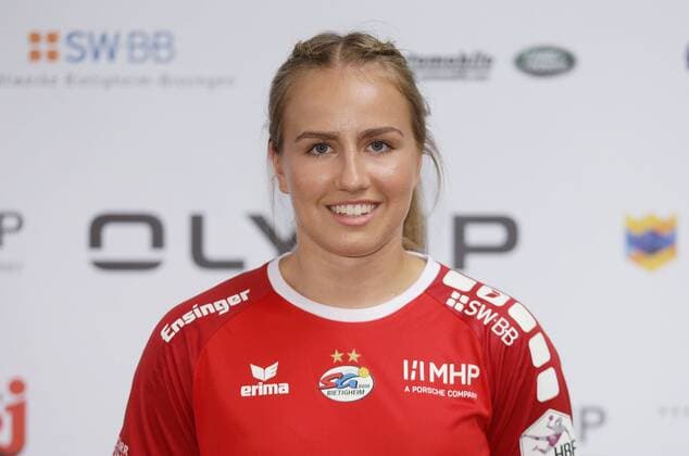 Stuttgart , Handball Fototermin SG BBM Bietigheim , Ann Kynast
