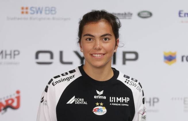 Stuttgart , Handball Fototermin SG BBM Bietigheim , Joelle Arno