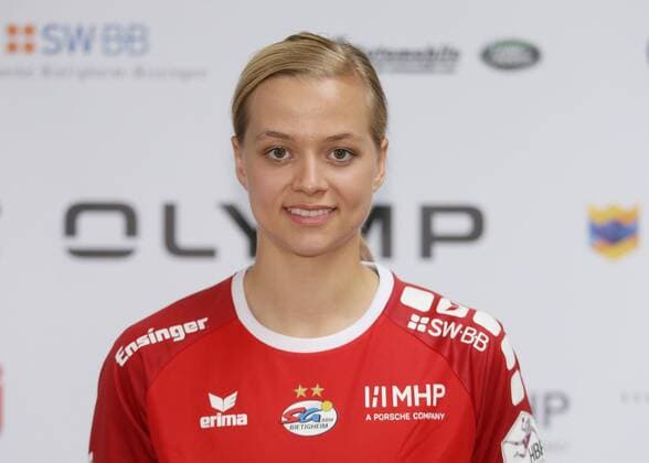 Stuttgart , Handball Fototermin SG BBM Bietigheim , Kim Braun