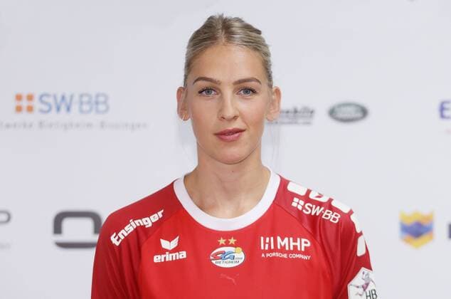 Stuttgart , Handball Fototermin SG BBM Bietigheim , Luisa Schulze