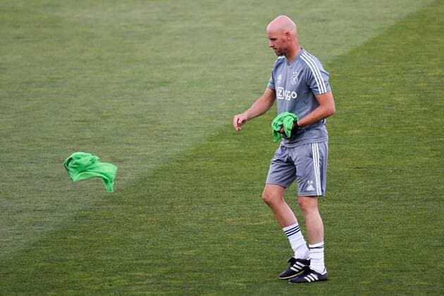 THESSALONIKI, 05-08-2019, Pre game Paok - Ajax. Champions League pre season 2019 2020. Ajax player Erik ten Hag during training. Ajax in Thessaloniki  x4051034x Copyright: