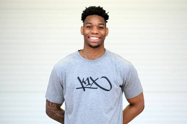 Trainingsauftakt Science City Jena am 5.8.2019 zur Saison 2019 2020 in der BARMER 2. Basketball Bundesliga ProA Justin Leon (Jena), Portrait quer Trainingshalle Sparkassen Arena