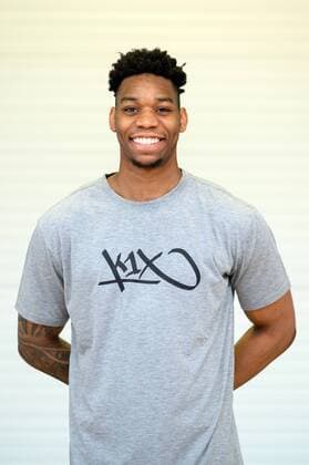 Trainingsauftakt Science City Jena am 5.8.2019 zur Saison 2019 2020 in der BARMER 2. Basketball Bundesliga ProA Justin Leon (Jena), Portrait hochkant Trainingshalle Sparkassen Arena