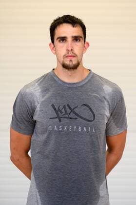 Trainingsauftakt Science City Jena am 5.8.2019 zur Saison 2019 2020 in der BARMER 2. Basketball Bundesliga ProA Alex Herrera (Jena), Portrait hochkant Trainingshalle Sparkassen Arena