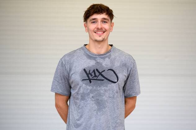 Trainingsauftakt Science City Jena am 5.8.2019 zur Saison 2019 2020 in der BARMER 2. Basketball Bundesliga ProA Dennis Nawrocki (Jena), Portrait quer Trainingshalle Sparkassen Arena