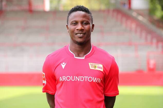 Suleiman Abdullahi Fußball Fussball Bundesliga Herren DFL Porträttermin Saison 2019 2020 06.08.2019 Mannschaftsfoto 1.FC Union Berlin FCU Kader, Vorstellung, Präsentation, Pressetermin