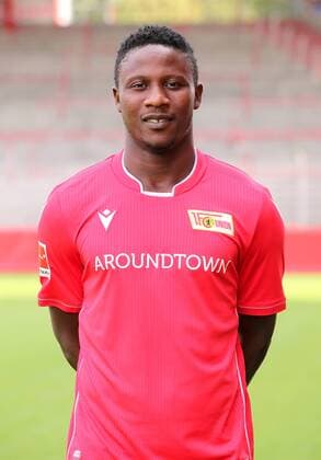 Suleiman Abdullahi Fußball Fussball Bundesliga Herren DFL Porträttermin Saison 2019 2020 06.08.2019 Mannschaftsfoto 1.FC Union Berlin FCU Kader, Vorstellung, Präsentation, Pressetermin