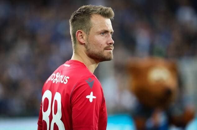 Fußball, CL-Quali, FC Brügge - Dynamo Kiew Club s Simon Mignolet pictured during a game between Belgian soccer team Club Brugge and Ukrainian club Dynamo Kyiv, in the third qualifying round of the UEFA Champions League competition, Tuesday 06 August 2019 in Brugge. VIRGINIExLEFOUR  x05639413x