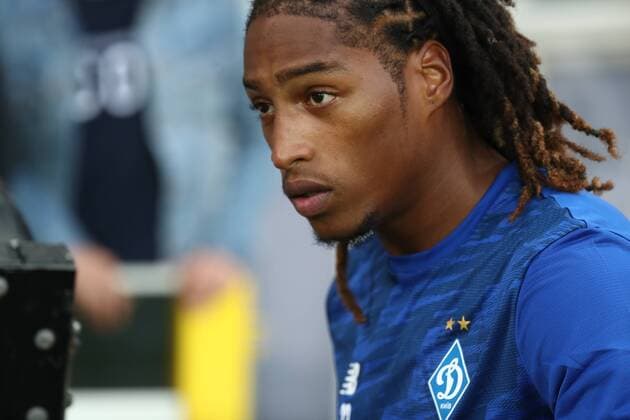 Fußball, CL-Quali, FC Brügge - Dynamo Kiew Dynamo s Gerson Rodrigues pictured during a game between Belgian soccer team Club Brugge and Ukrainian club Dynamo Kyiv, in the third qualifying round of the UEFA Champions League competition, Tuesday 06 August 2019 in Brugge. VIRGINIExLEFOUR  x05639417x