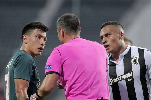 Sport Bilder des Tages THESSALONIKI , 06-08-2019 , Stadio Toumba , Champions League third qualifying round season 2019-2020 , Lisandro Martinez during the game PAOK - Ajax 2-2 PAOK - Ajax  x4058957x Copyright: